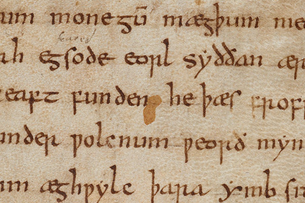 Beowulf, poème anglo-saxon.